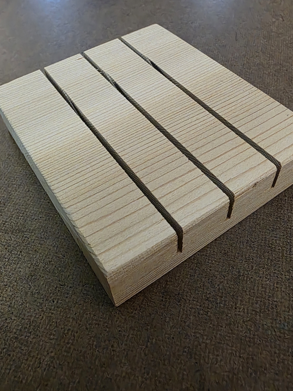 Natural Wood Soap Dish